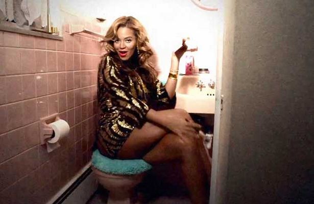 beyonce toilet