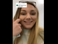 blonde fart tiktok