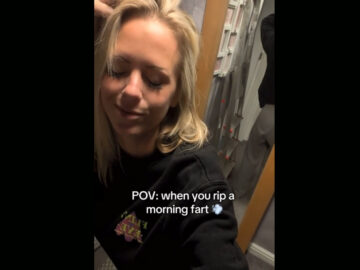 woman farting tiktok comp